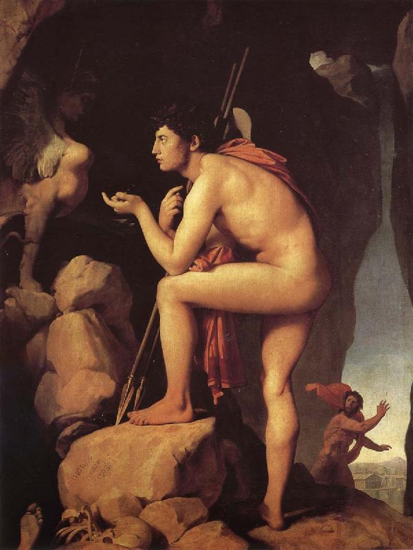 Jean-Auguste Dominique Ingres Yidipasi and sifenkesi Germany oil painting art